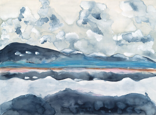 Monte Vista #2, Watercolor & Gouache on Paper, 2025