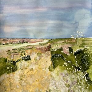 Rio Bravo, Watercolor, Gouache & Mixed Media on Paper, 2025